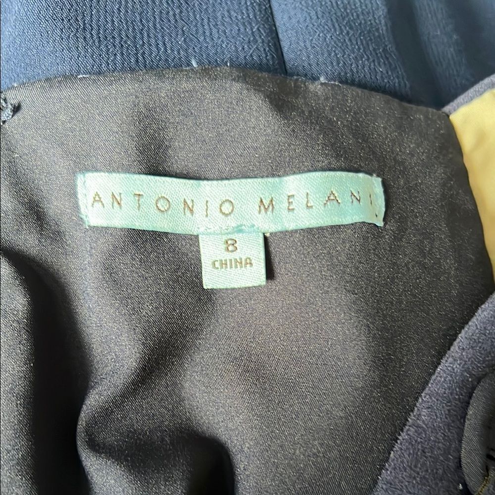Antonio Melani Black and Navy dress - Picture 7 of 8